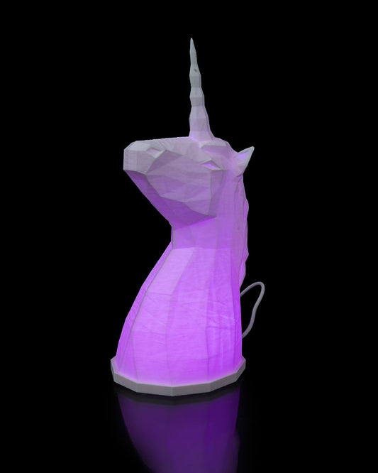 Crystal Unicorn Table Lamp