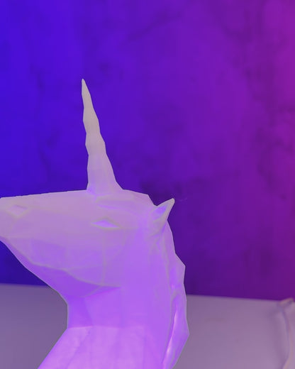 Crystal Unicorn Table Lamp